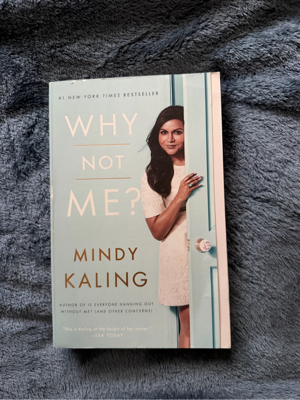 Hardcover Book with Light Blue Cover and White Accents